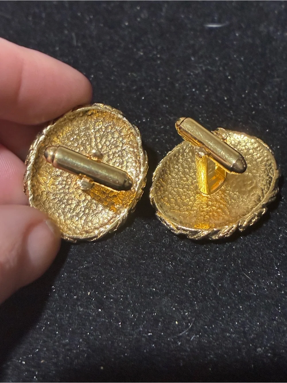 Vintage Wedgwood Style Lovers Embrace Cameo Cufflinks
